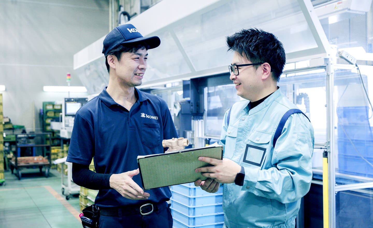 製造部との打ち合わせ